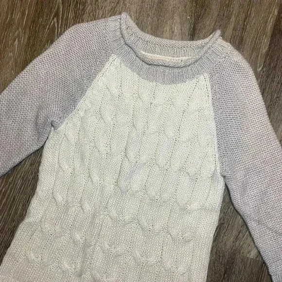 Womens White and Grey Sweater - M - Picture 2 of 4